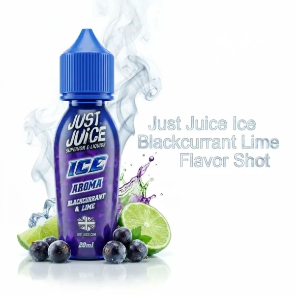 Just Juice Ice Blackcurrant Lime Flavor Shot 20mL/60mL