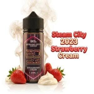 Steam City 2023 Strawberry Cream Flavor shot 24mL/120ml