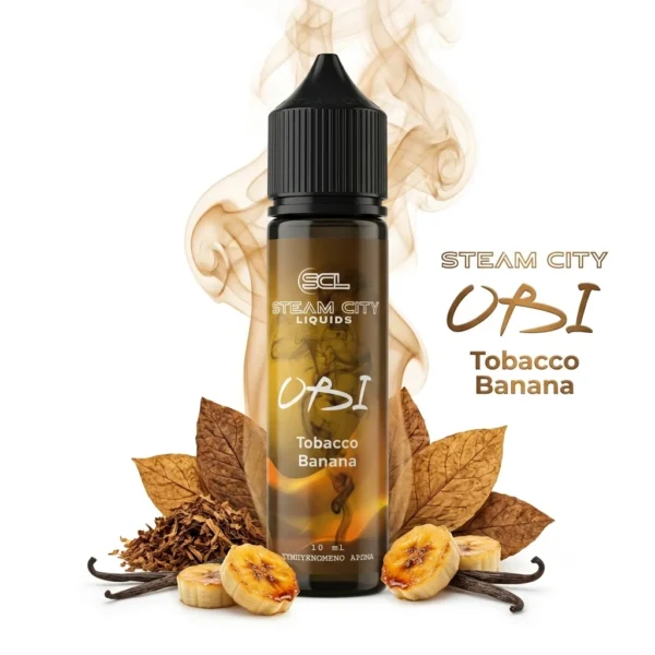 Steam City OBI Tobacco Banana Flavor Shot 12mL/60mL