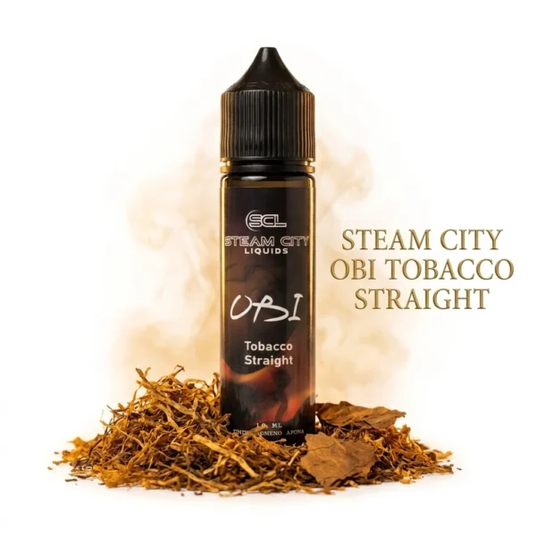 Steam City OBI Tobacco Straight Flavor Shot 12mL/60mL