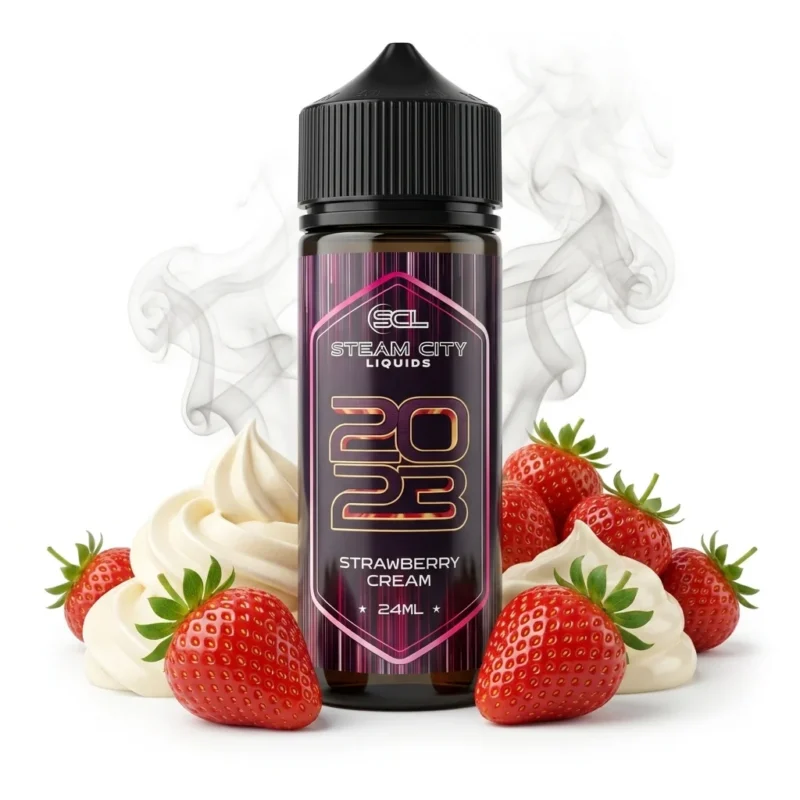Steam City 2023 Strawberry Cream Flavor shot 24mL/120ml