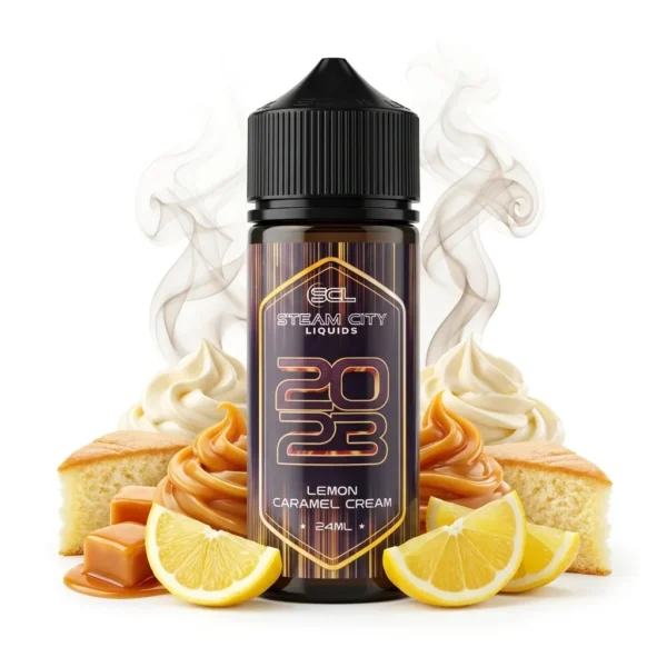 Steam City 2023 Lemon Caramel Cream Flavor shot 24mL/120ml