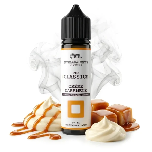 Steam City The Classics Creme Caramele Flavour Shot 10mL/60mL