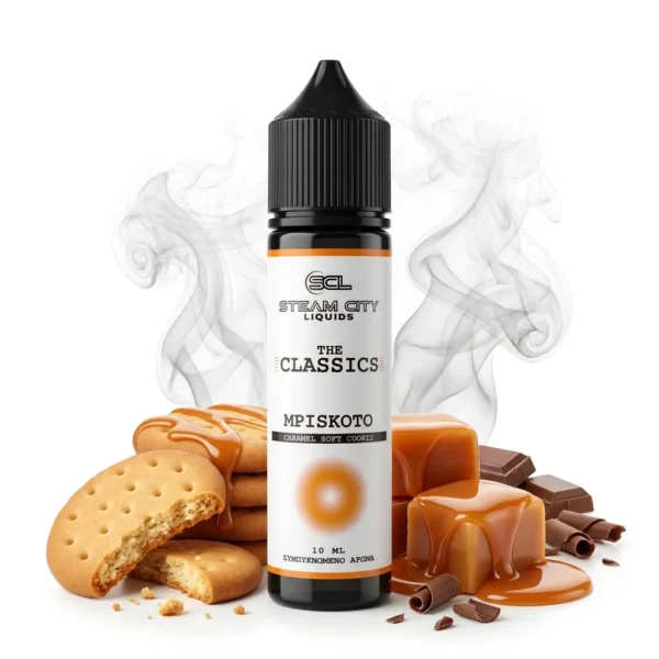 Steam City The classics Mpiskoto Flavor Shot 10mL/60mL