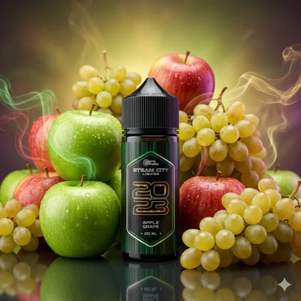 Steam City 2023 Apple Grape Flavour shot 120ml