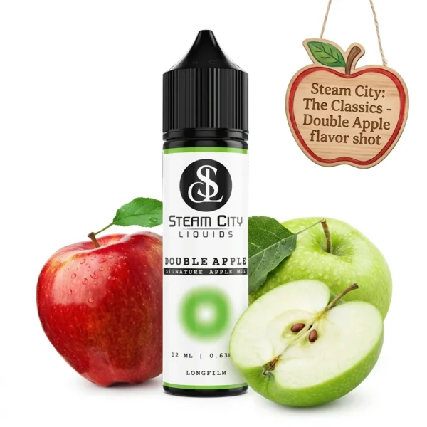 Steam City The Classics Double Apple Flavor Shot 10mL/60mL