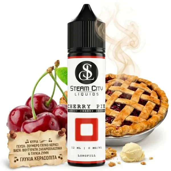 Steam City The Classics Cherry Pie Flavor Shot 10mL/60mL