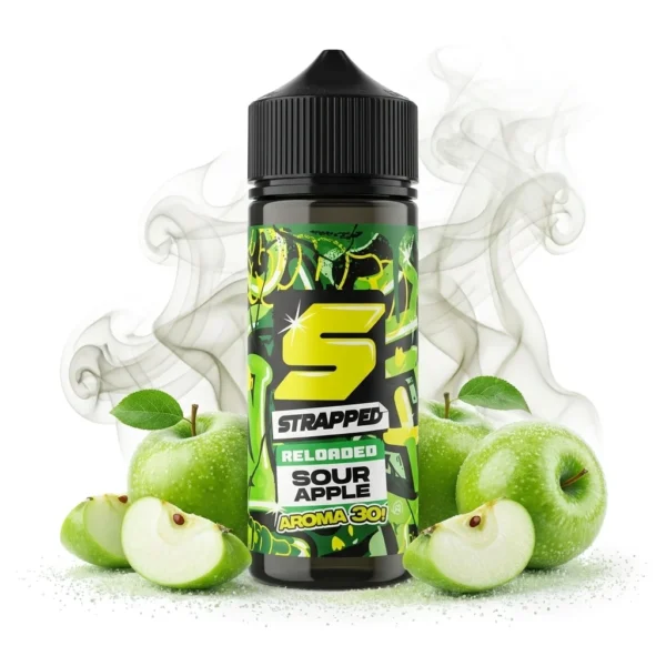 Strapped Reloaded Sour Apple Flavor Shot 30mL/120mL