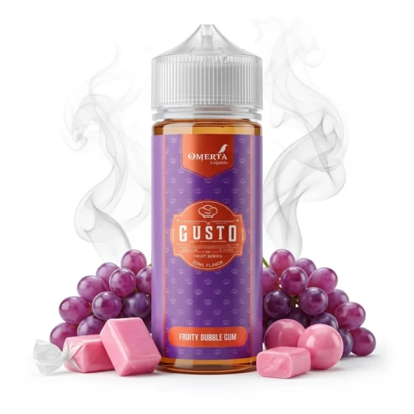 Omerta Gusto Fruity Bubble Gum Flavor Shot 20mL/120mL