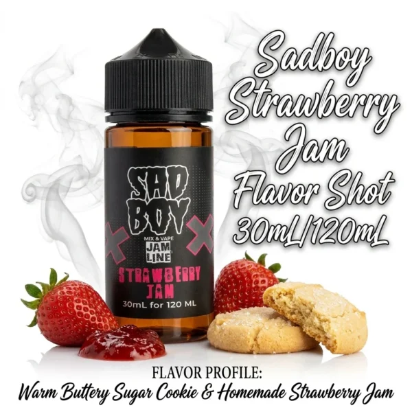 Sadboy Strawberry Jam Flavor Shot 30mL/120mL