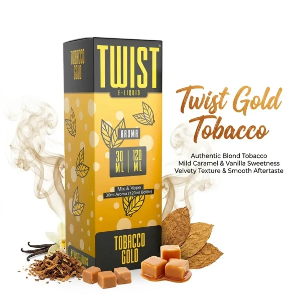 Twist Gold Tobacco Flavor Shot 30mL/120mL