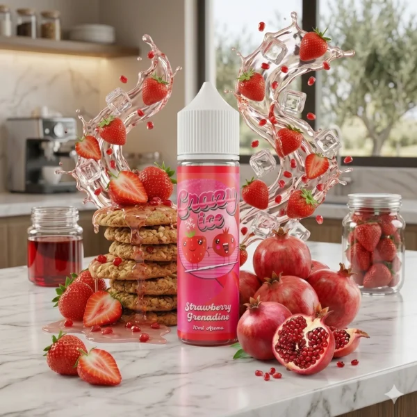 Steam City Crazy Ice Strawberry Grenadine Flavour Shot