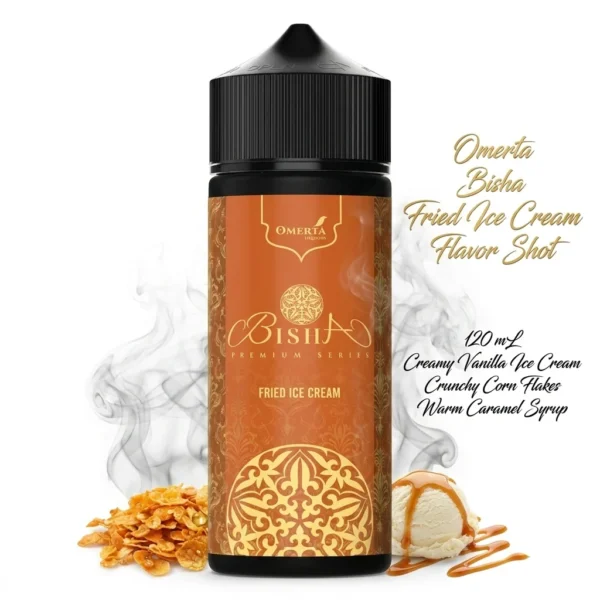 Omerta Bisha Fried Ice Cream Flavor Shot 20mL/120 mL