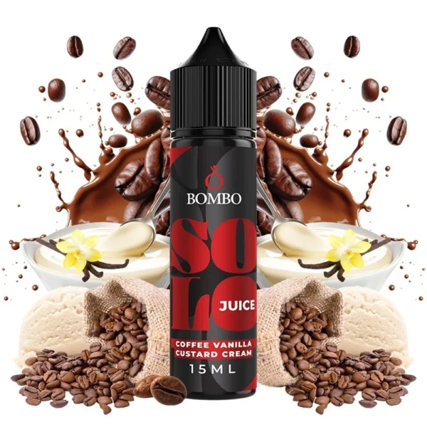 Bombo Solo Coffee Vanilla Custard Cream 15ml/60ml