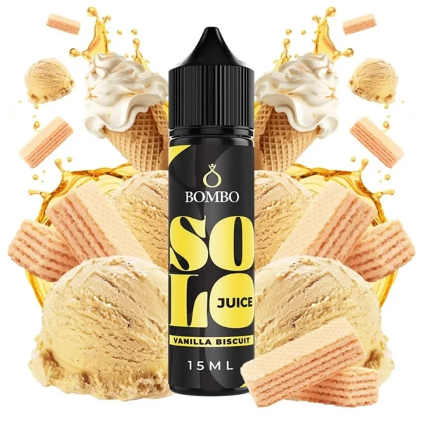 Bombo Solo Vanilla Biscuit 15ml/60ml