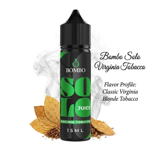 Bombo Solo Virginia Tobacco Flavor Shot 15mL/60mL