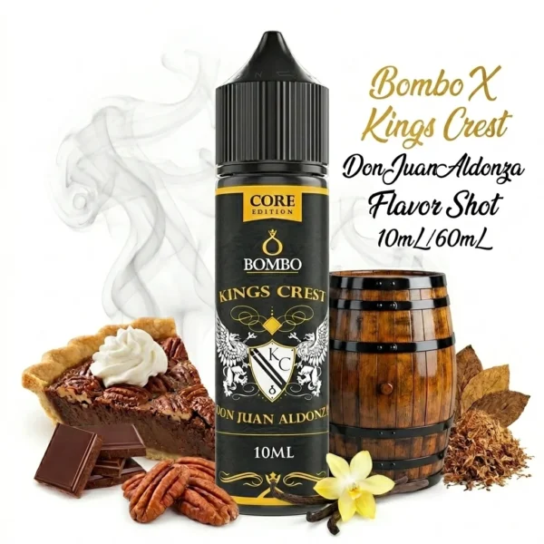 Bombo X Kings Crest Don Juan Aldonza Flavor Shot 10mL/60mL