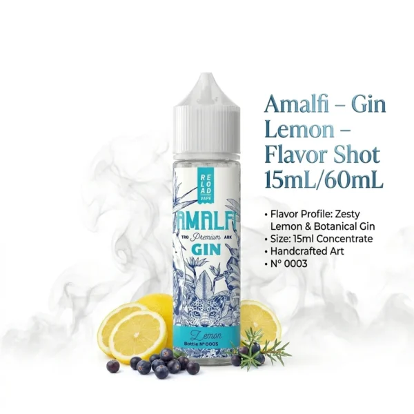 Amalfi Gin Lemon Flavor Shot 15mL/60mL