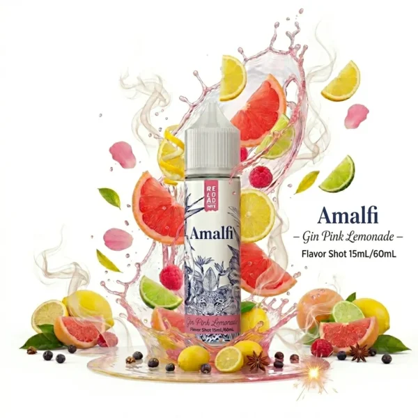 Amalfi Gin Pink Lemonade Flavor Shot 15mL/60mL