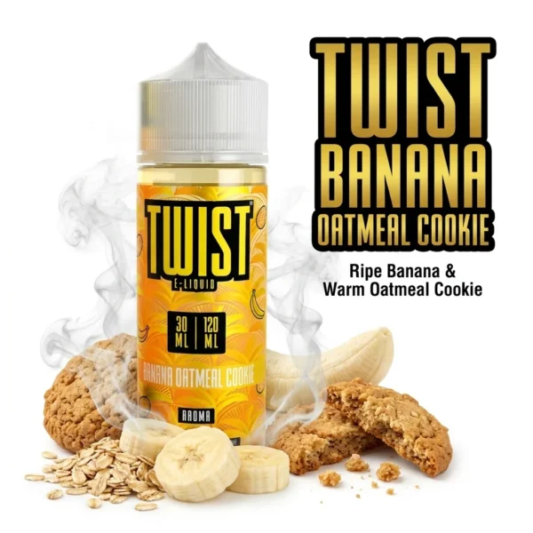 Twist Banana Oatmeal Cookie Flavor Shot 30mL/120mL