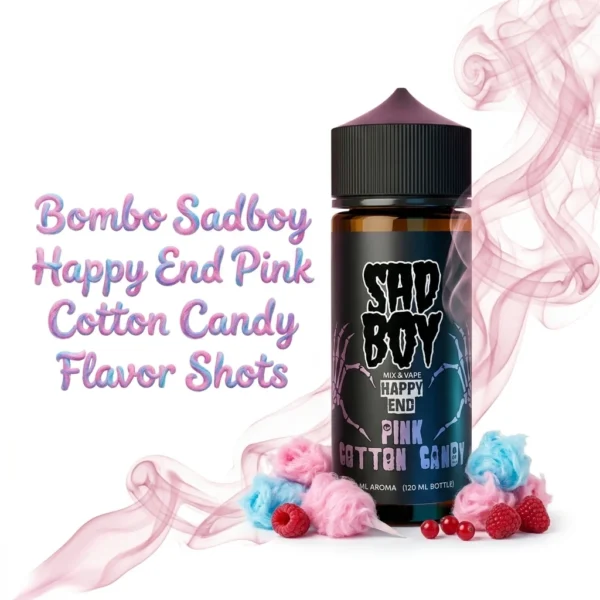 Sadboy Happy End Pink Cotton Candy Flavor Shots 30ml/120ml