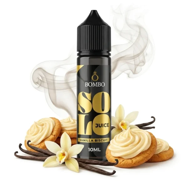 Bombo Solo Vanilla Biscuit Flavor Shot 15mL/60mL