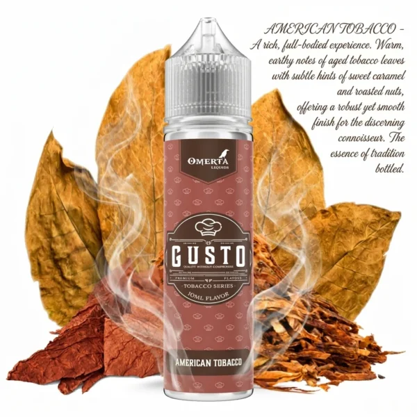 Omerta Gusto American Tobacco Flavor Shot 10mL/60mL