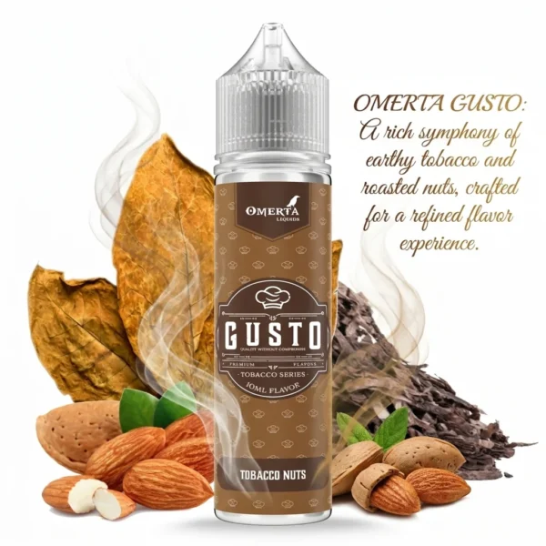 Omerta Gusto Tobacco Nuts Flavor Shot 10mL/60mL