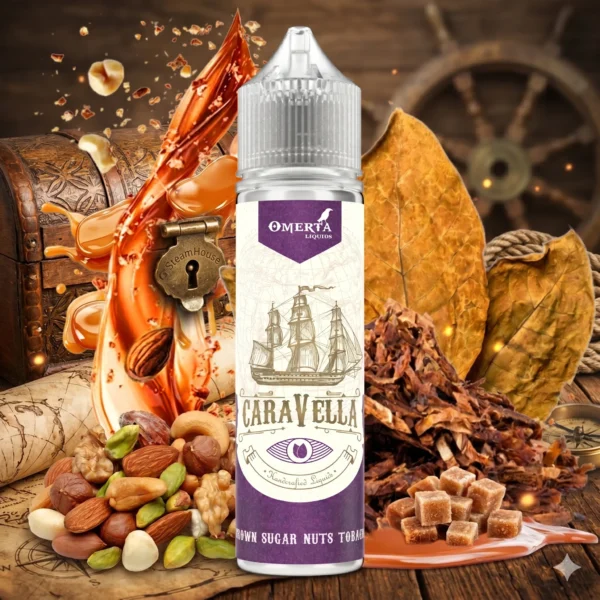 Omerta Caravella Pipe Tobacco Custard Cream 15mL/60mL