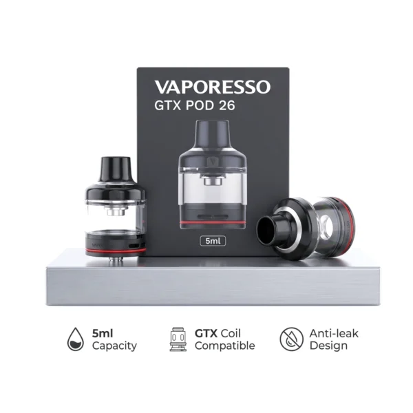 Vaporesso Gtx 26 Replacement Pod 5mL (1Τμχ)