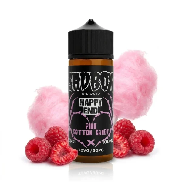 Sadboy Happy End Pink Cotton Candy Flavor Shots 30ml/120ml