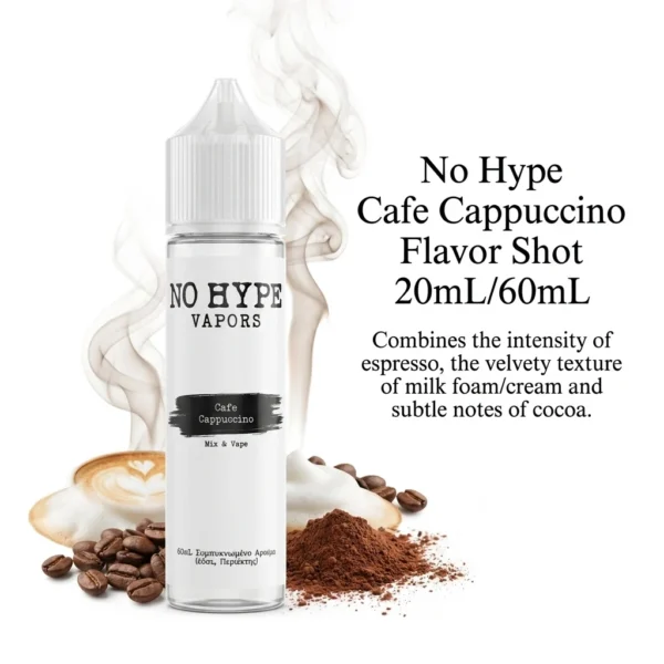 No Hype Cafe Cappuccino Flavor Shot 20mL/60mL