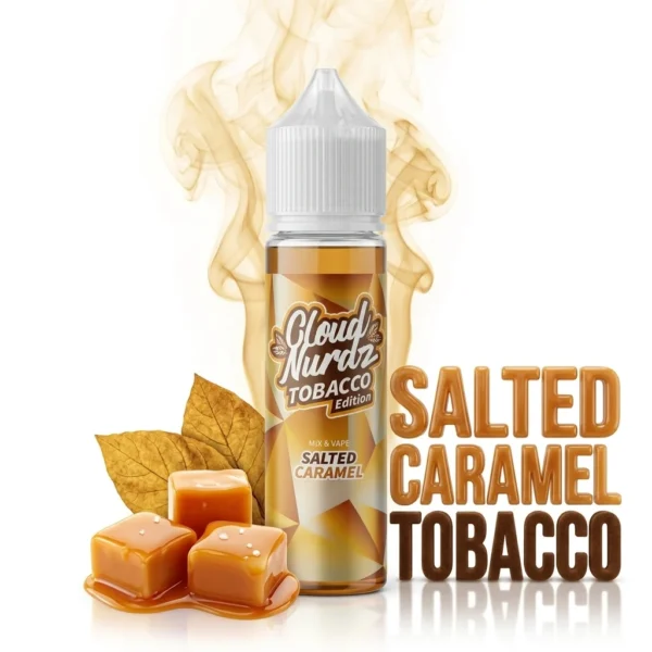 Cloud Nurdz Salted Caramel Tobacco Flavor Shot 20mL/60mL