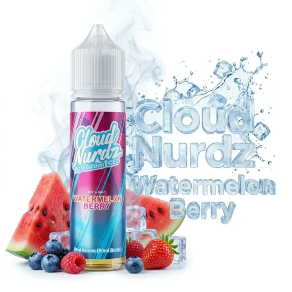 Cloud Nurdz Watermelon Berry Flavor Shot 20mL/60mL