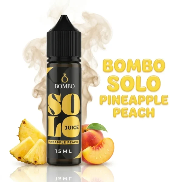 Bombo Solo Pineapple Peach Flavor Shot 15ml/60ml