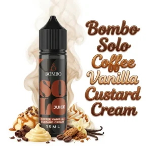 Bombo Solo Coffee Vanilla Custard Cream Flavor Shot 15ml/60ml