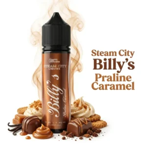 Steam City Billy’s Praline Caramel Flavor Shot 12ml/60ml