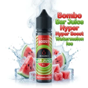 Bombo Bar Juice Hyper Boost Watermelon Ice Flavor Shot 5mL/60mL