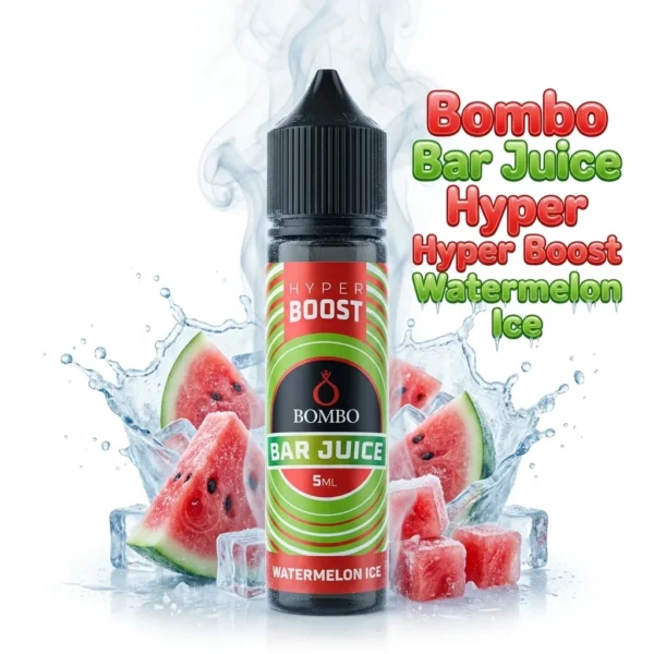 Bombo Bar Juice Hyper Boost Watermelon Ice Flavor Shot 5mL/60mL
