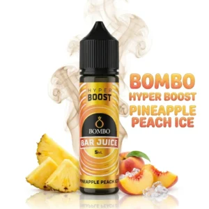 Bombo Bar Juice Hyper Boost Pineapple Peach Ice Flavor Shot 5mL/60mL