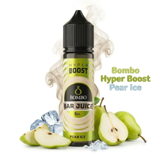 Bombo Bar Juice Hyper Boost Pear Ice Flavor Shot 5mL/60mL
