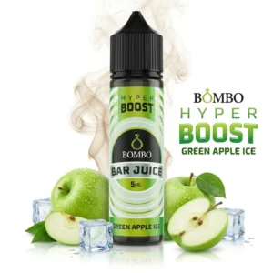 Bombo Bar Juice Hyper Boost Green Apple Ice Flavor Shot 5mL/60mL