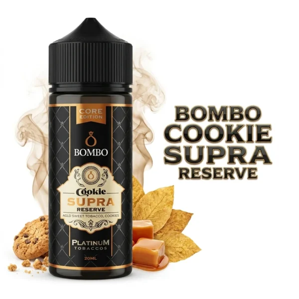 Bombo Platinum Tobaccos Cookie Supra Reserve Core Edition Flavor Shot 20mL/120mL