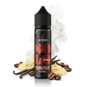 Bombo Solo Coffee Vanilla Custard Cream Flavor Shot 15ml/60ml