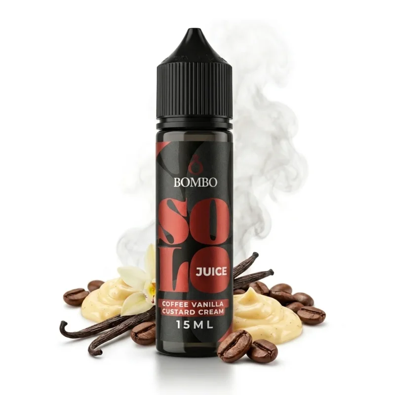 Bombo Solo Coffee Vanilla Custard Cream Flavor Shot 15ml/60ml