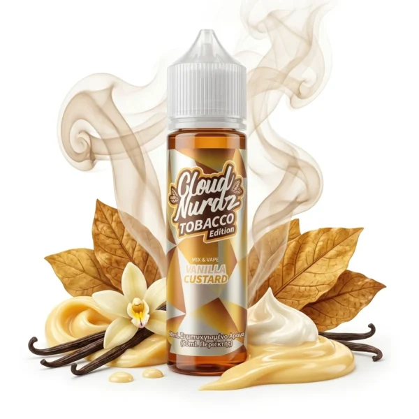 Cloud Nurdz Vanilla Custard Tobacco Flavor Shot 20mL/60mL