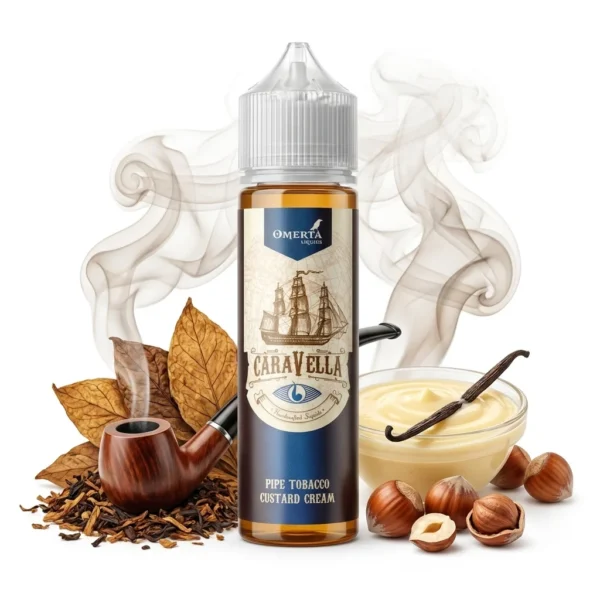 Omerta Caravella Pipe Tobacco Custard Cream Flavor Shot 15mL/60mL
