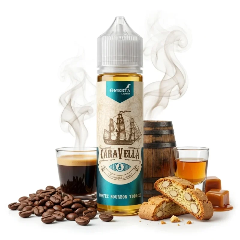 Omerta Caravella coffee bourbon tobacco Flavor shot 15mL/60mL