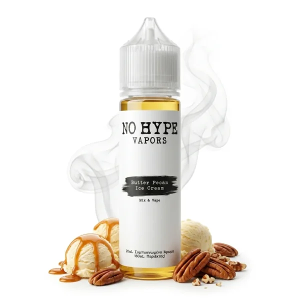 No Hype Butter Pecan Ice Cream Flavor Shot 20mL/60mL