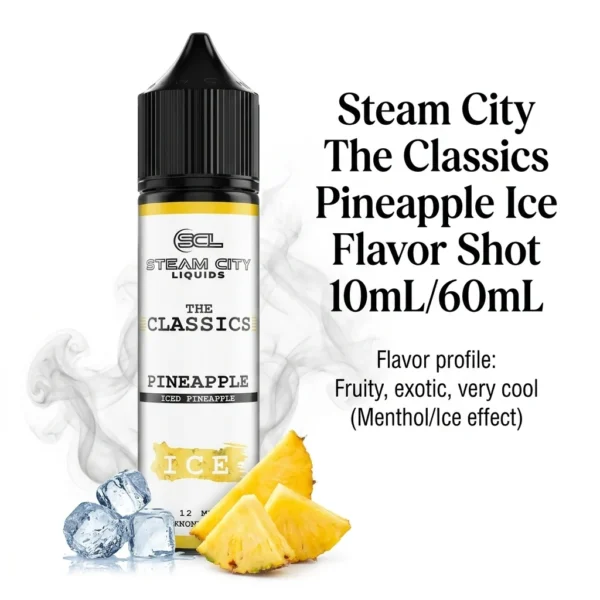 Steam City The Classics Pineapple Ice Flavor Shot 10mL/60mL